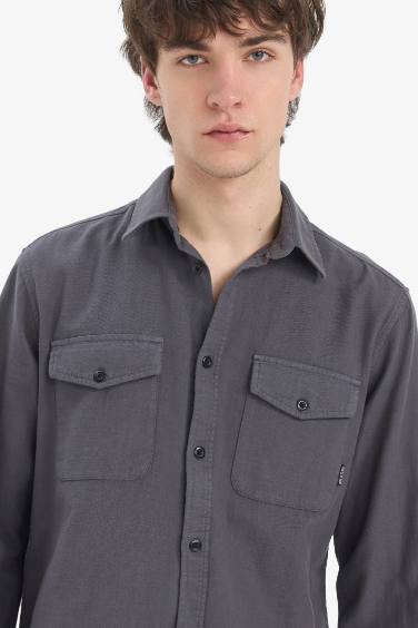 Regular Fit Cotton Long Sleeve Shirt