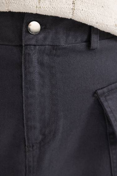 Gabardine Maxi Skirt