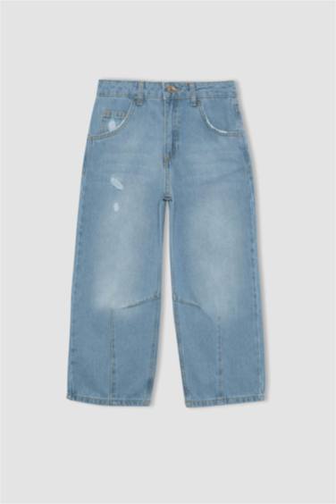 Girl Slouchy Oval Leg Trousers