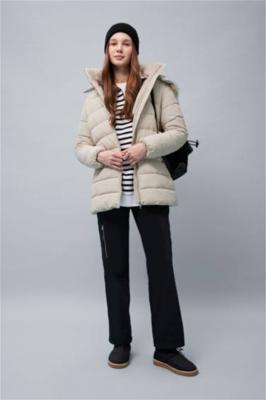 Wide Leg Gabardine Trousers