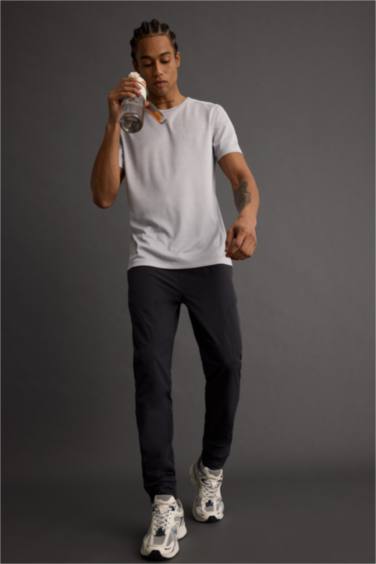 DeFactoFit Slim Fit Double Pocket Woven Joggers