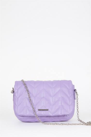 Kadın Zımba Detaylı Suni Deri Çapraz Çanta