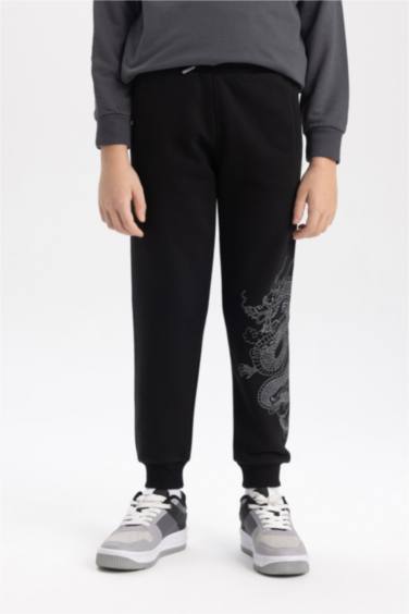 بنطلون سويت بانتس اولادي تقيل قصة عادية بأستك من تحت