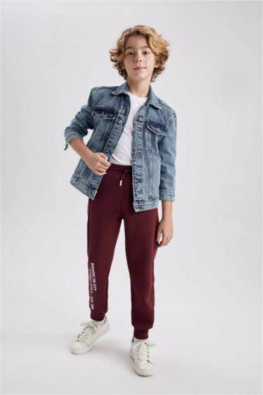 Boy Regular Fit Thick Sweatshirt Fabric Pant