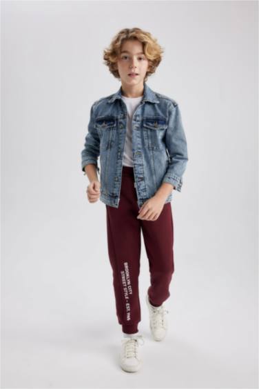 Boy Regular Fit Thick Sweatshirt Fabric Pant