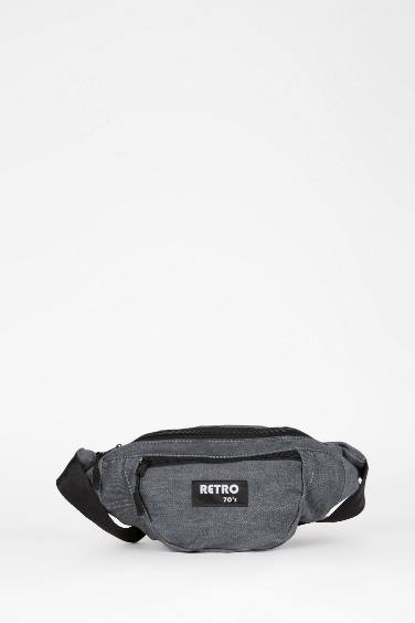 Denim Look Waist Bag