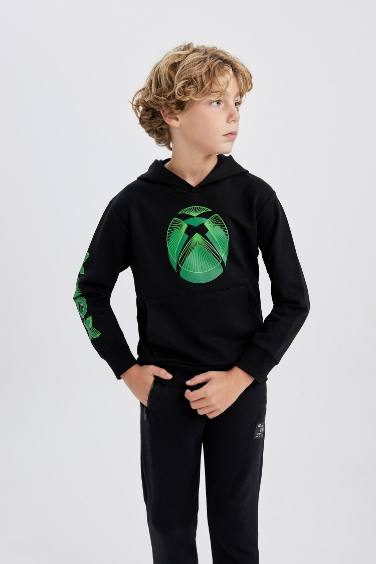 Erkek Çocuk Xbox Kapüşonlu Sweatshirt