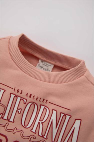 2 piece Regular Fit Crew Neck Flower Set