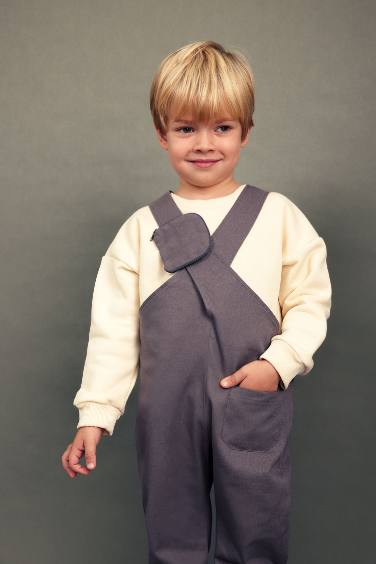 Baby Boy Long Sleeve T-Shirt Salopet 2 Piece Set