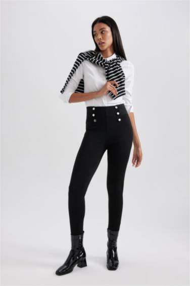 Леггинсы с высокой талией