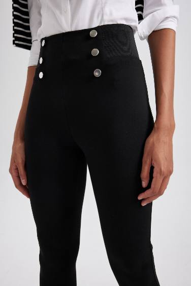 Леггинсы с высокой талией