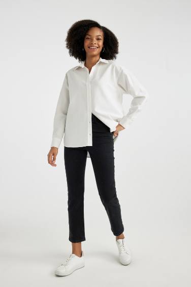 Mary Vintage Straight Fit High Waist Ankle Length Jeans