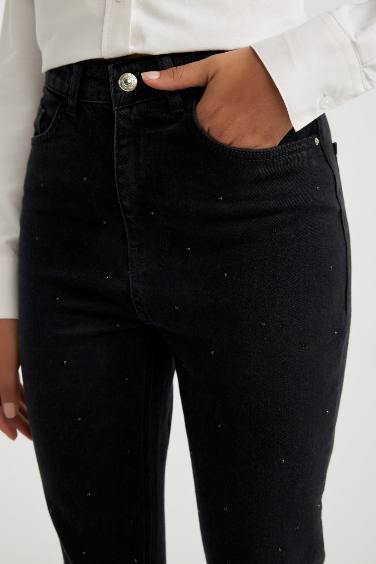 Mary Vintage Straight Fit High Waist Ankle Length Jeans