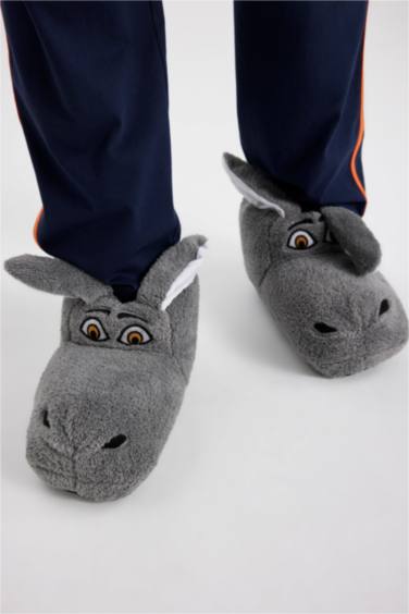 Men Flat Sole House Slippers