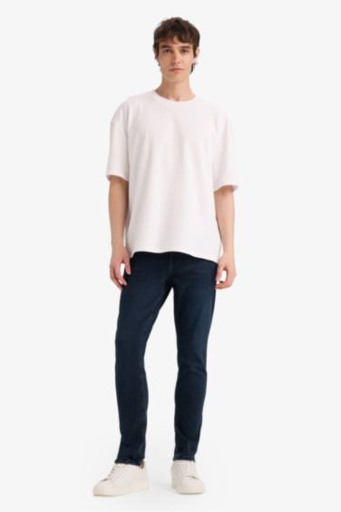 Carlo Skinny Fit Ekstra Dar Kalıp Normal Bel Ekstra Dar Paça Jean Pantolon