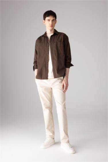 Relax Fit Polo Collar Shirt