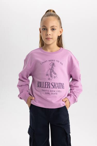 Regular Fit Crew Neck Sweatshirt