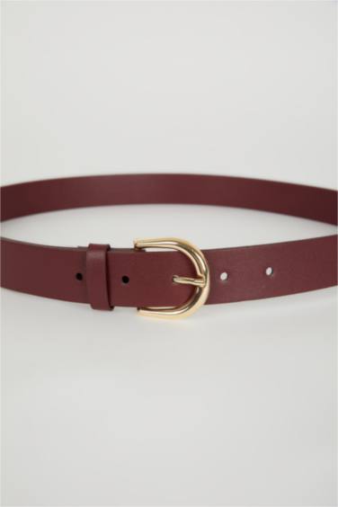 حزام نسائي جلد صناعي