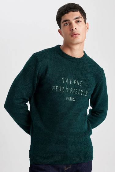 Relax Fit Crew Neck Knitwear Pullover