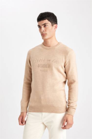 Relax Fit Crew Neck Knitwear Pullover