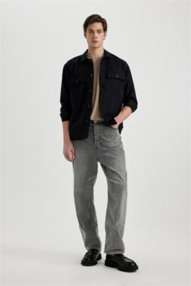 Рубашка свободного кроя