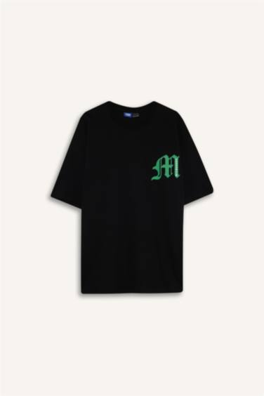 DeFactoFit NBA Milwaukee Bucks Oversize Fit Short Sleeve T-Shirt