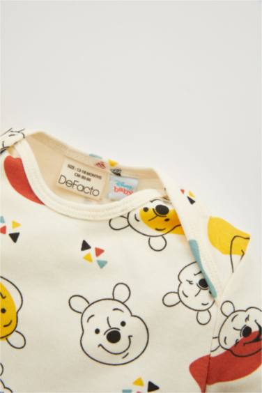 Regular Fit Crew Neck Winnie The Pooh Licensed Jumpsuit