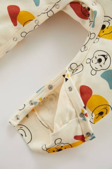 Regular Fit Crew Neck Winnie The Pooh Licensed Jumpsuit