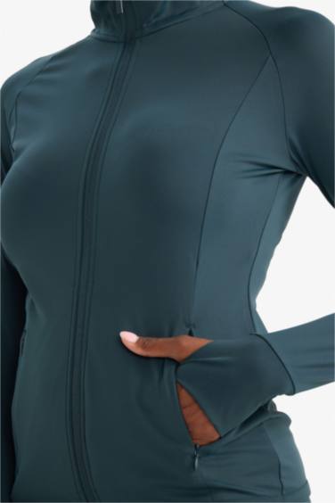 جاكيت صوف مخصر بياخة عالية وجيب