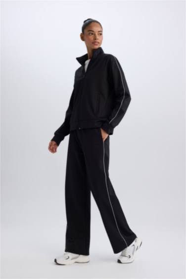 DeFactoFit Wide Leg Pocket Standard Pique Sweatpants