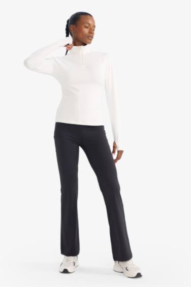 Flare Fit Shaping High Waist Soft Touch Sports Sweatpants