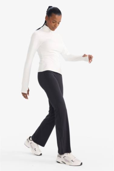 Flare Fit Shaping High Waist Soft Touch Sports Sweatpants