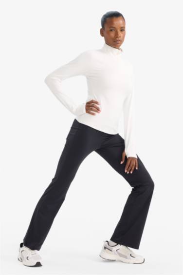 Flare Fit Shaping High Waist Soft Touch Sports Sweatpants