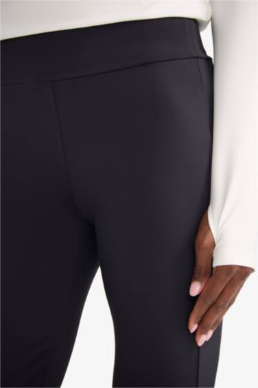 Flare Fit Toparlayıcı Yüksek Bel İspanyol Paça Soft Touch Sporcu Pantolon