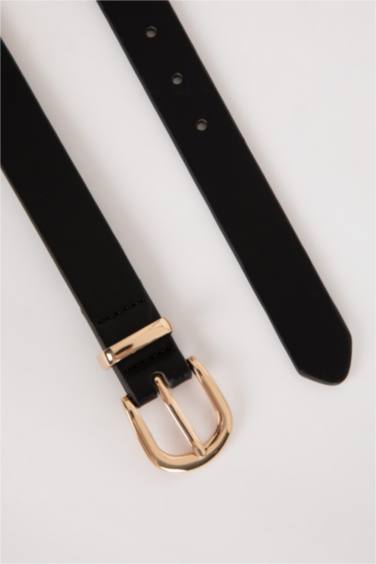 حزام كلاسيكي نسائي جلد صناعي