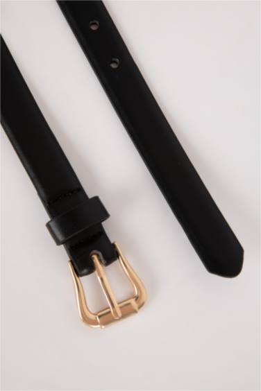 حزام كلاسيكي نسائي جلد صناعي