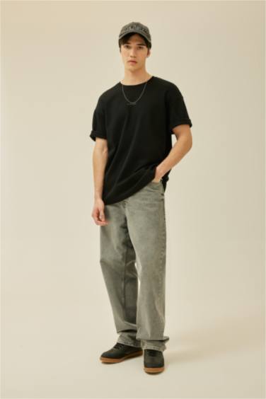 Comfort Fit Crew Neck Printed T-Shirt