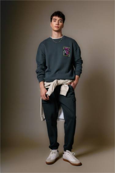 Regular Fit Flannel Pocket Long Leg Sweatpants