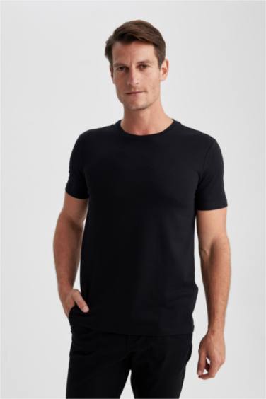 Slim Fit Crew Neck Short Sleeve T-Shirt