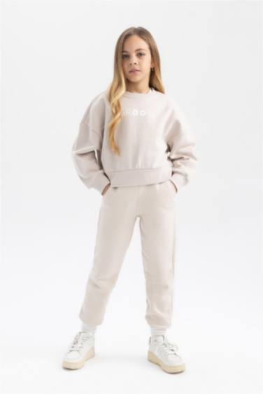 بنطلون سويت بانتس جوجر بناتي تقيل