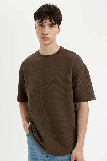 Comfort Regular Fit Relaxed Fit Crew Neck Basic T-Shirt