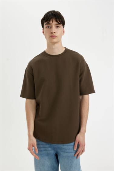 Comfort Regular Fit Relaxed Fit Crew Neck Basic T-Shirt