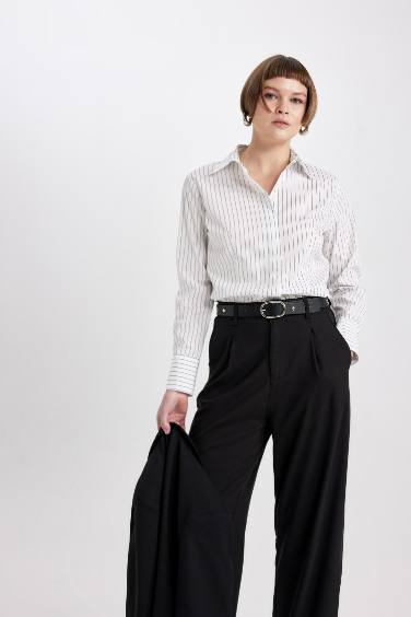 شنطة كروس بودي بناتي من قماش منسوج