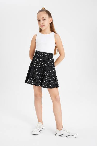 Girl Regular Fit Knitted Skirt