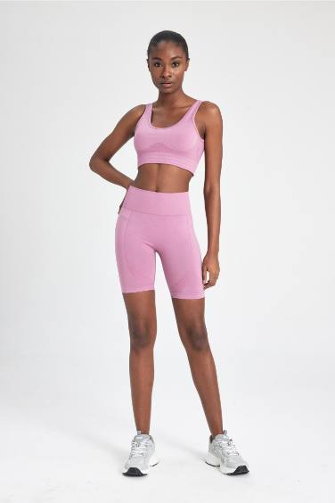 DeFactoFit Biker Waist Seamless Sports Leggings