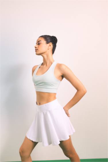 DeFactoFit Crew Neck Sports Heavy Fabric Bra