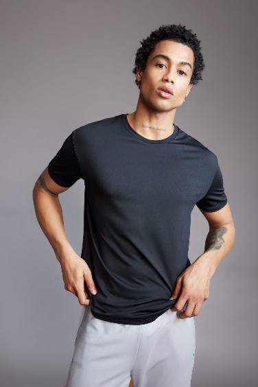 DeFactoFit Standard Fit Short Sleeve T-Shirt