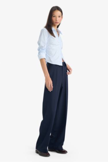 Брюки стандартной длины Straight Fit с высокой талией