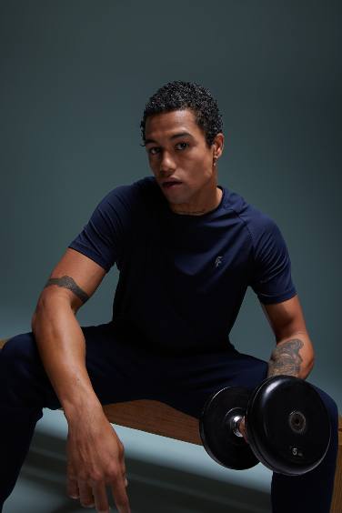 Standard Fit Crew Neck Sports T-Shirt