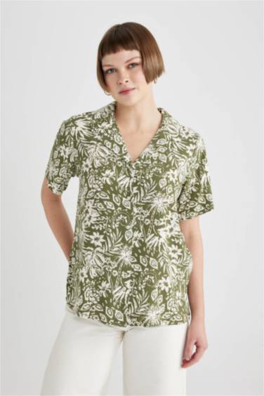 قميص بولو نص كم قصة عادية